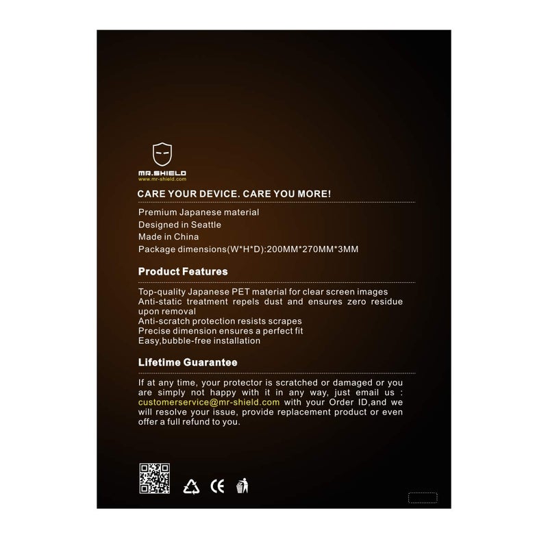 Mr Shield Mr.Shield Designed For The New MacBook 12 Inch Retina (2015/2016/2017) A1534 Premium Clear [PET] Screen Protector [3 PACK] with Lifetime Replacement - Image 4